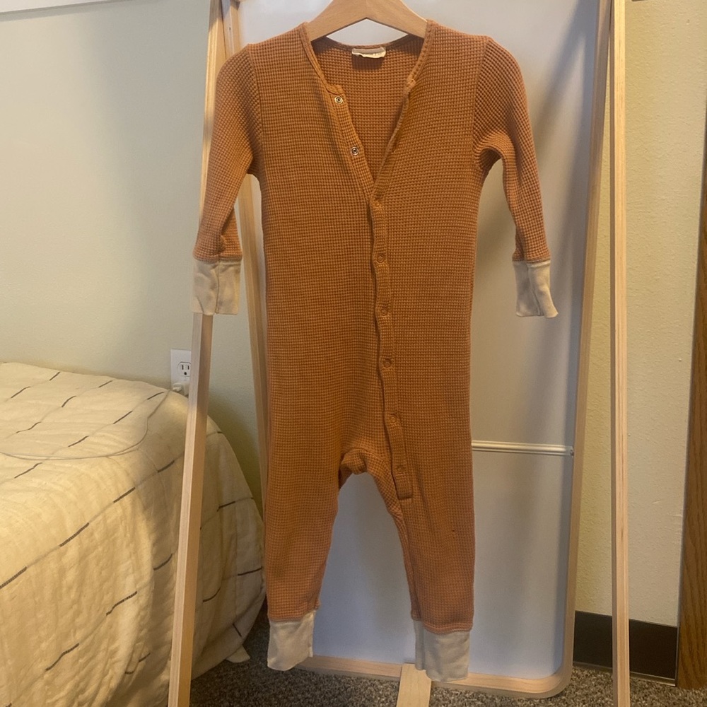 Fin & Vince Waffle Onesie Pajamas